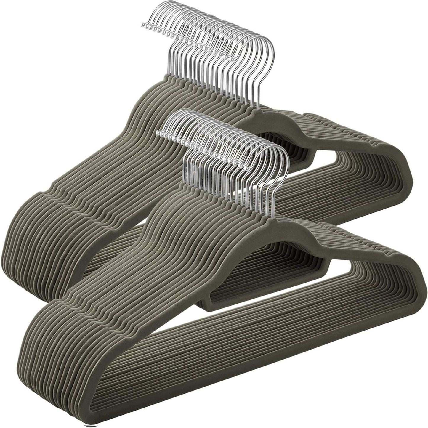 CRF50V Kleiderbügel, Silber + Grau, 50stück-43.5cm