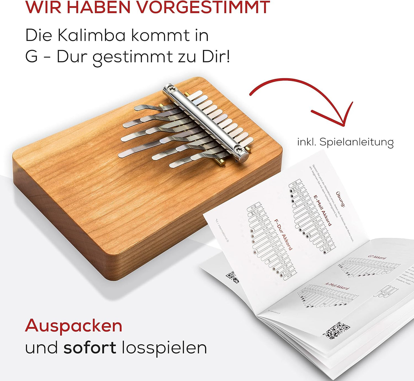 Kalimba B11 Melody Daumenklavier für Einsteiger, Single