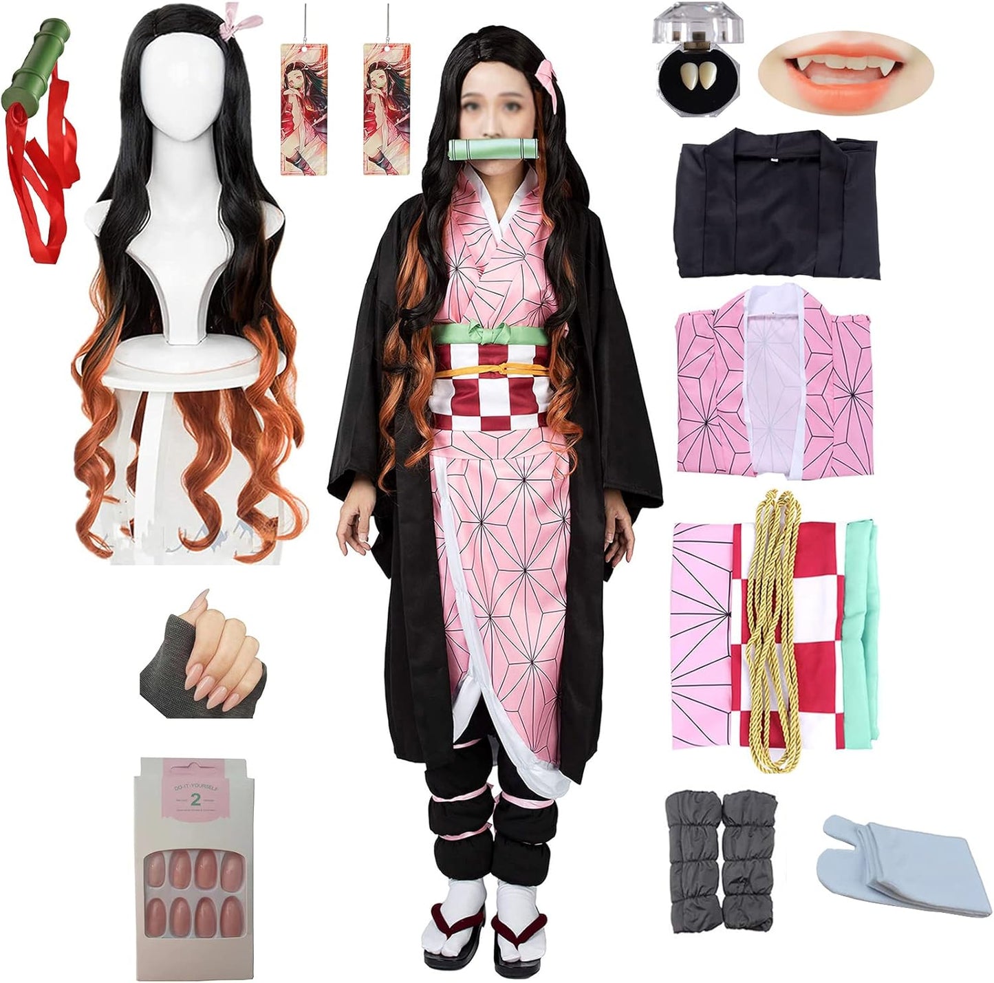 Kimono Kostüm Set, Adult S
