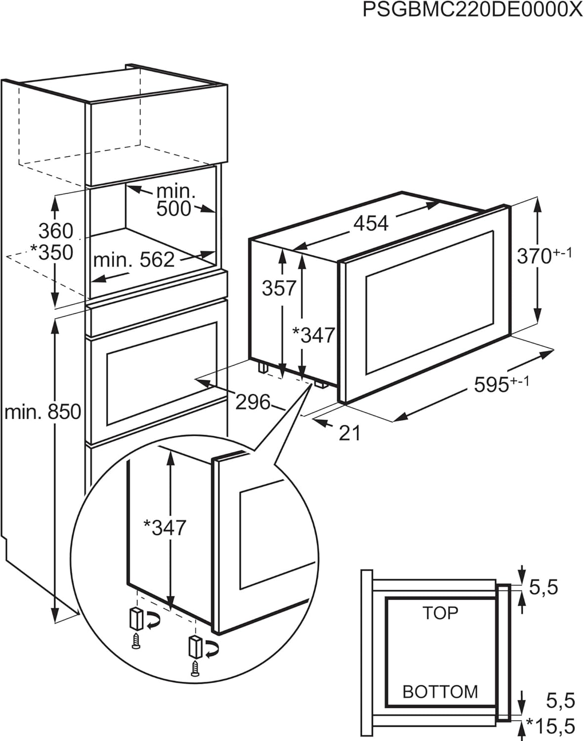 Einbau-Mikrowelle Serie 6000
