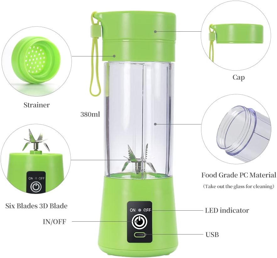 USB Smoothie Mixer, Grün