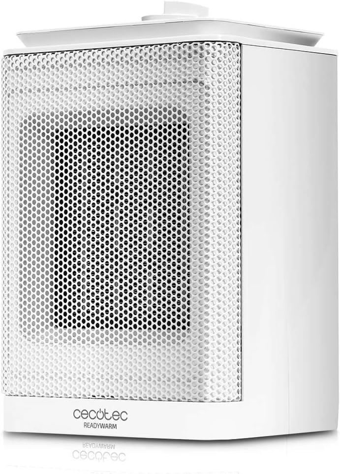Keramikheizung mit Thermostat und Kippsensor, 1500 W Weiss
