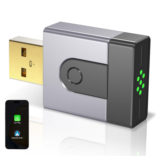 2-in-1 CarPlay & Android Auto Wireless Adapter, 1Stück