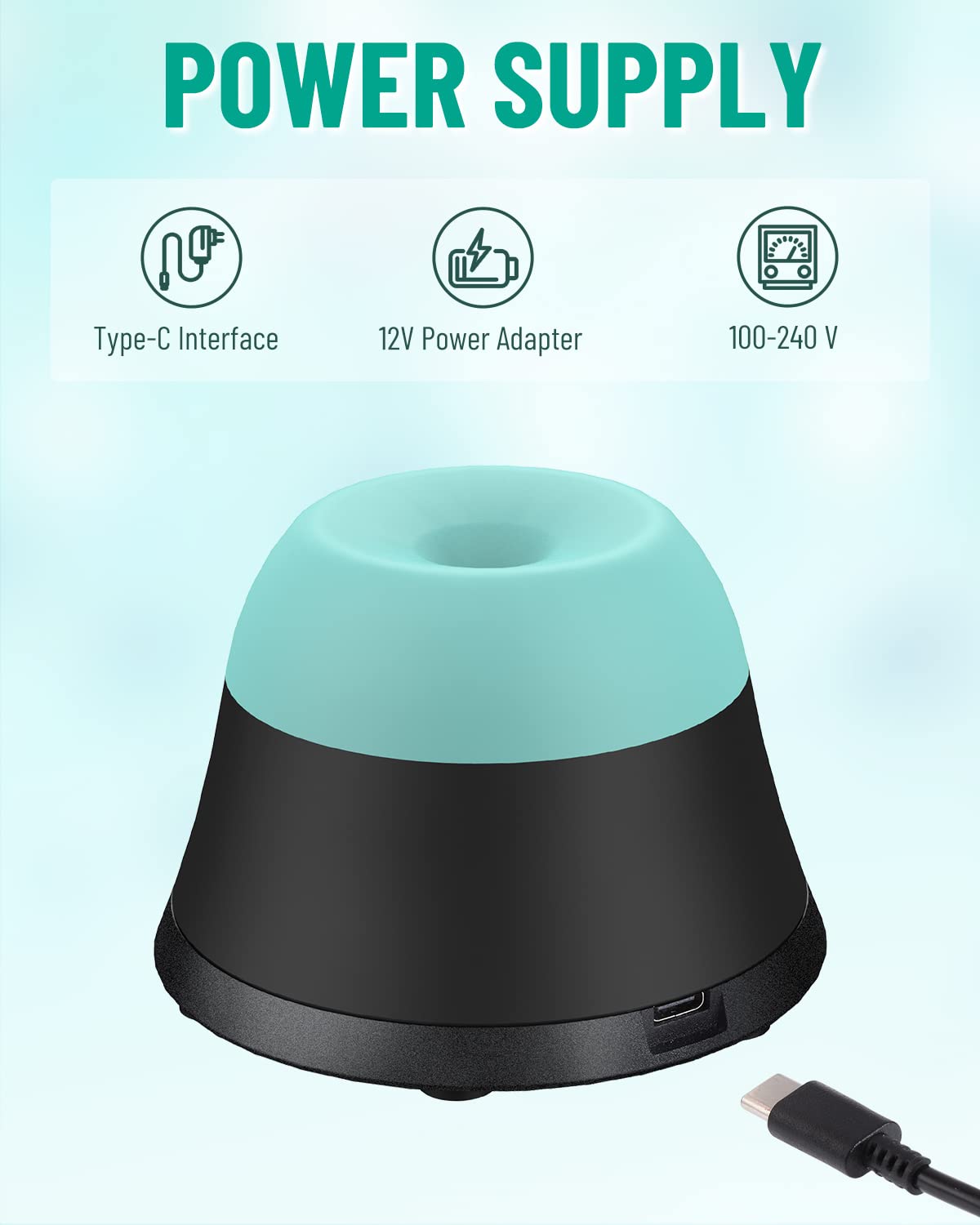Mini Vortex Mixer Schüttler 3000 U/min für Farben und Kleber, Grün