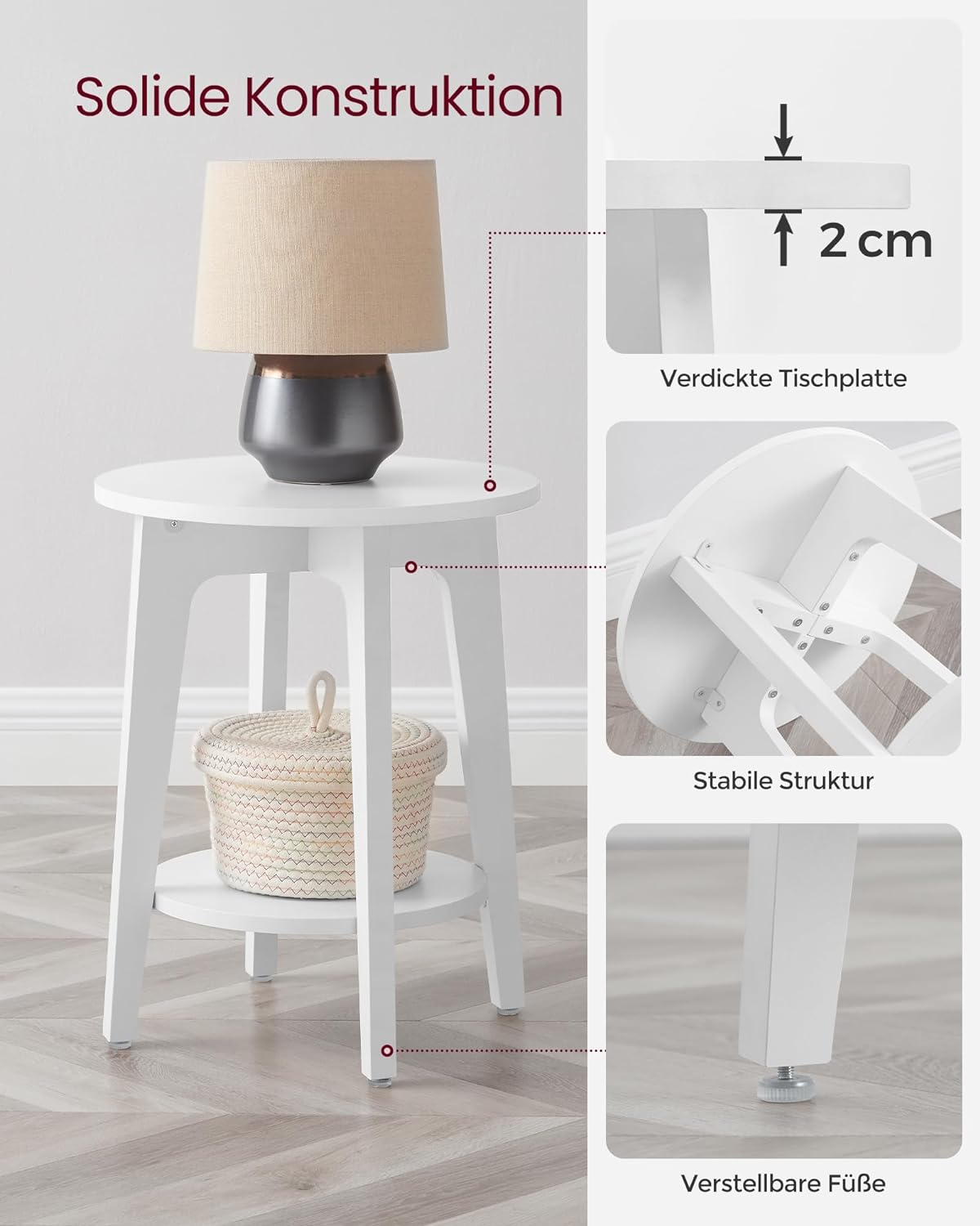 Sofatisch, Weiss