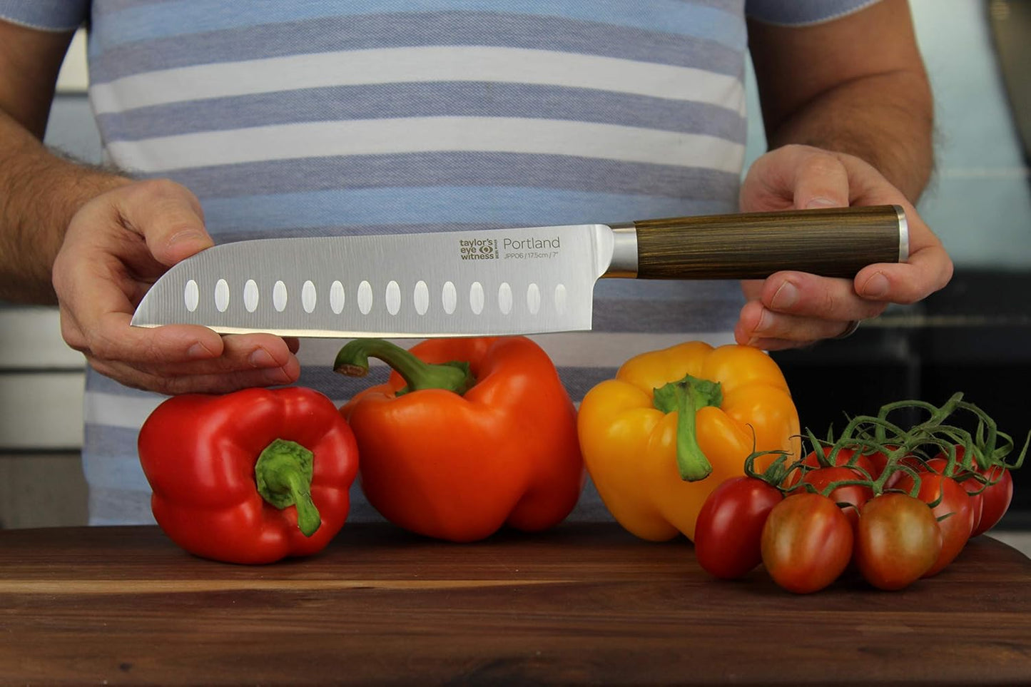 Portland Santokumesser, 17.5cm/7 Santoku Knife