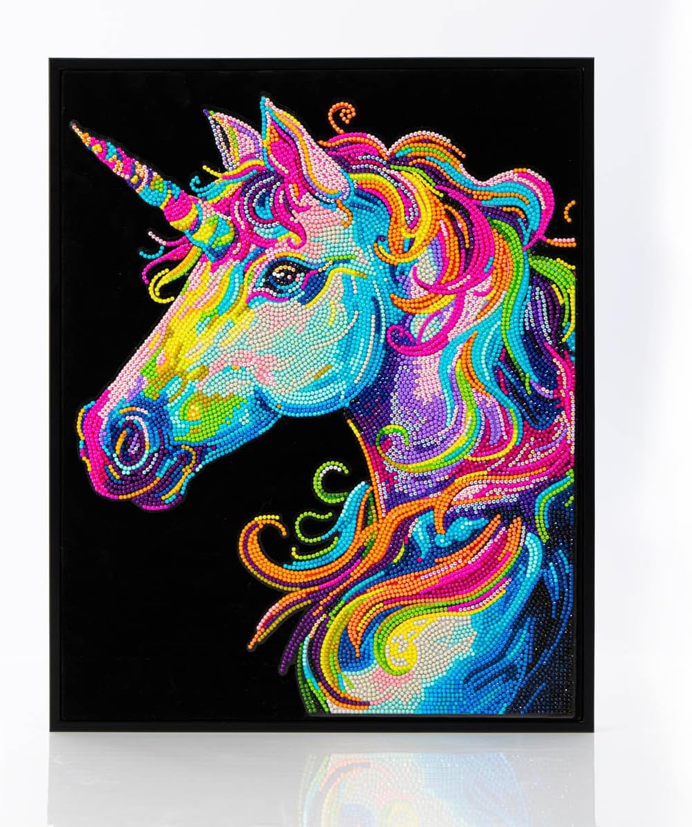 Diamond-Painting-Set Neon Einhorn