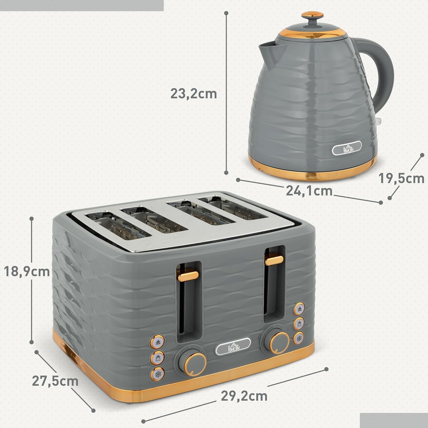 ‎DE800-162V90GY0431 Frühstück-Set