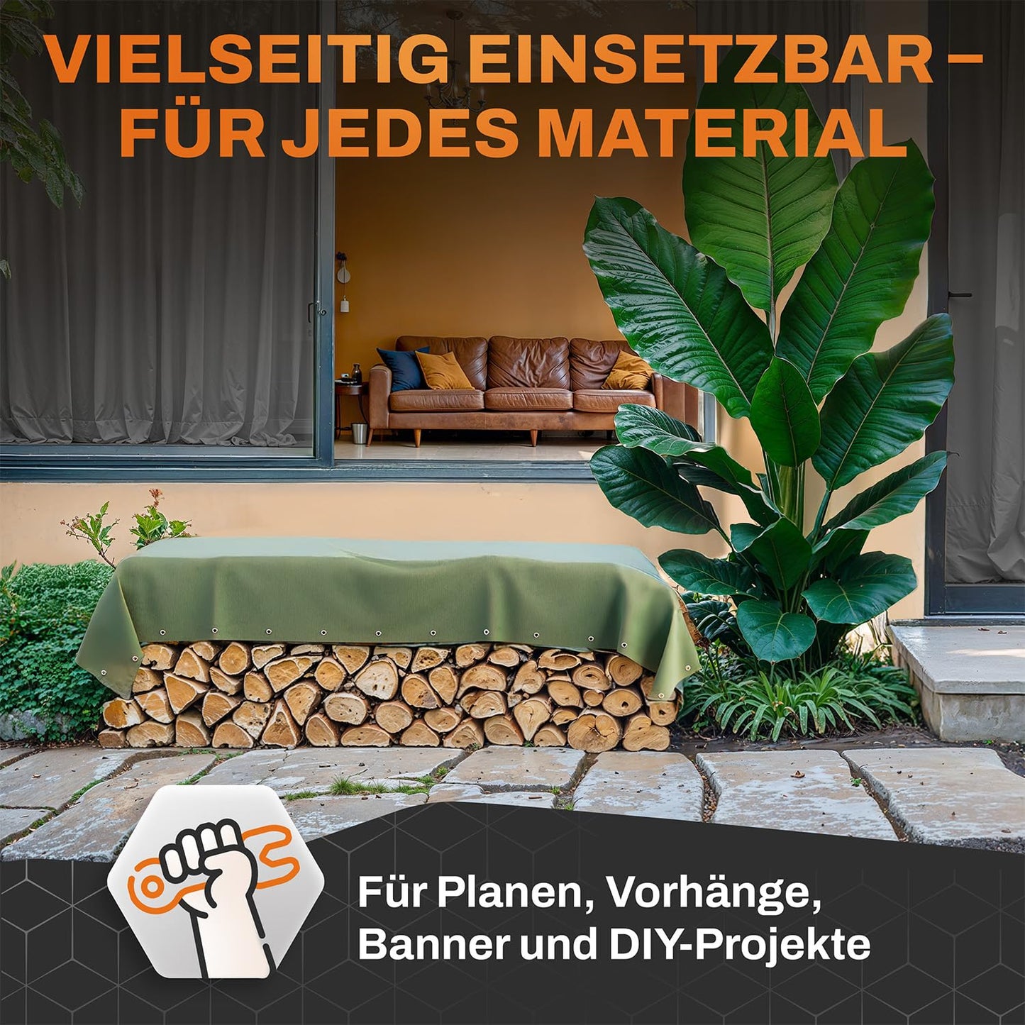Ösenzange Set mit 200 rostfreien Ösen
