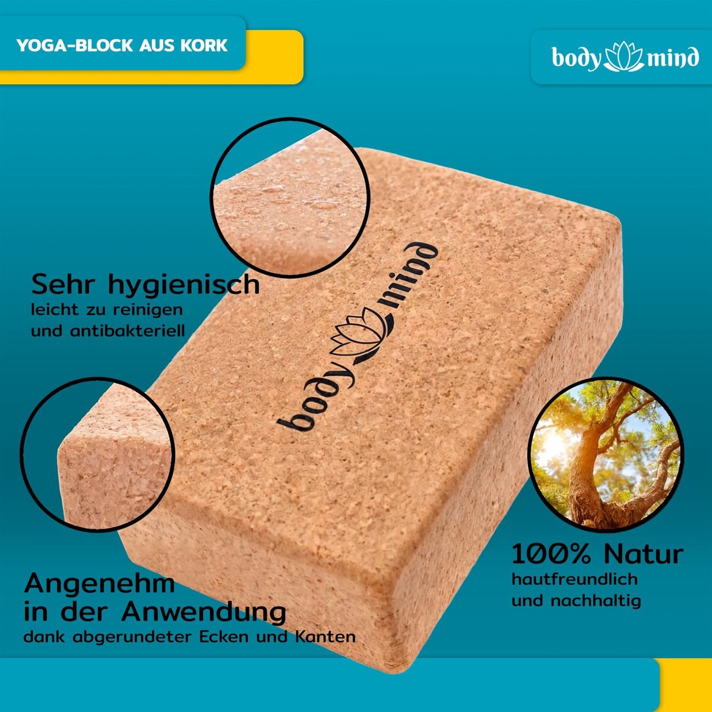 2-teiliges Yoga-Block-Set, 2 Stück