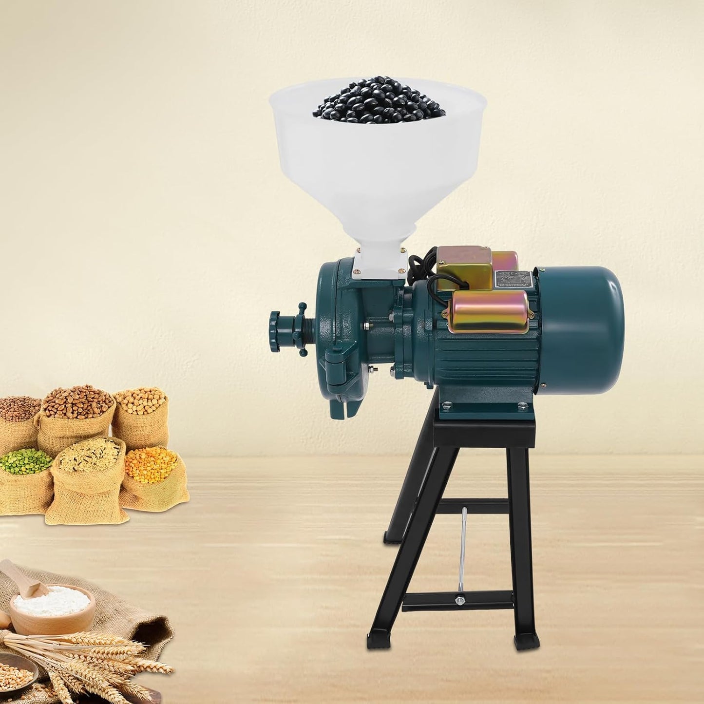 Elektrische Getreidemühle mit Mahlgradeinstellung