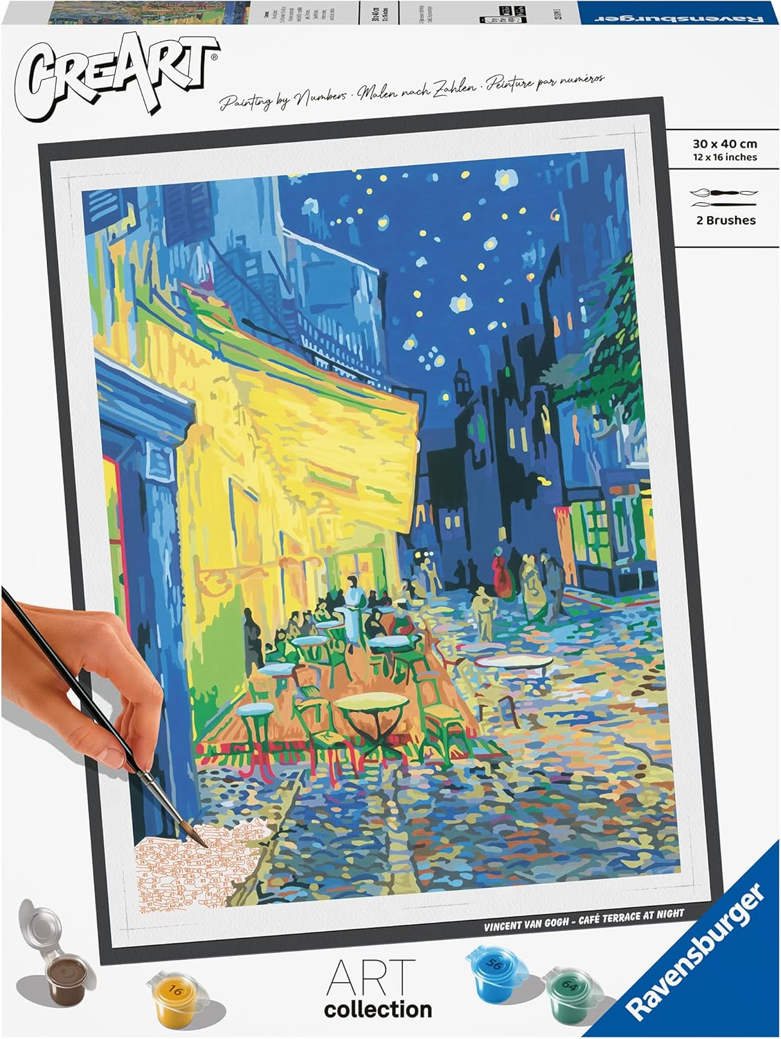 CreArt Van Gogh Café Terrace, Caféterrasse am Abend