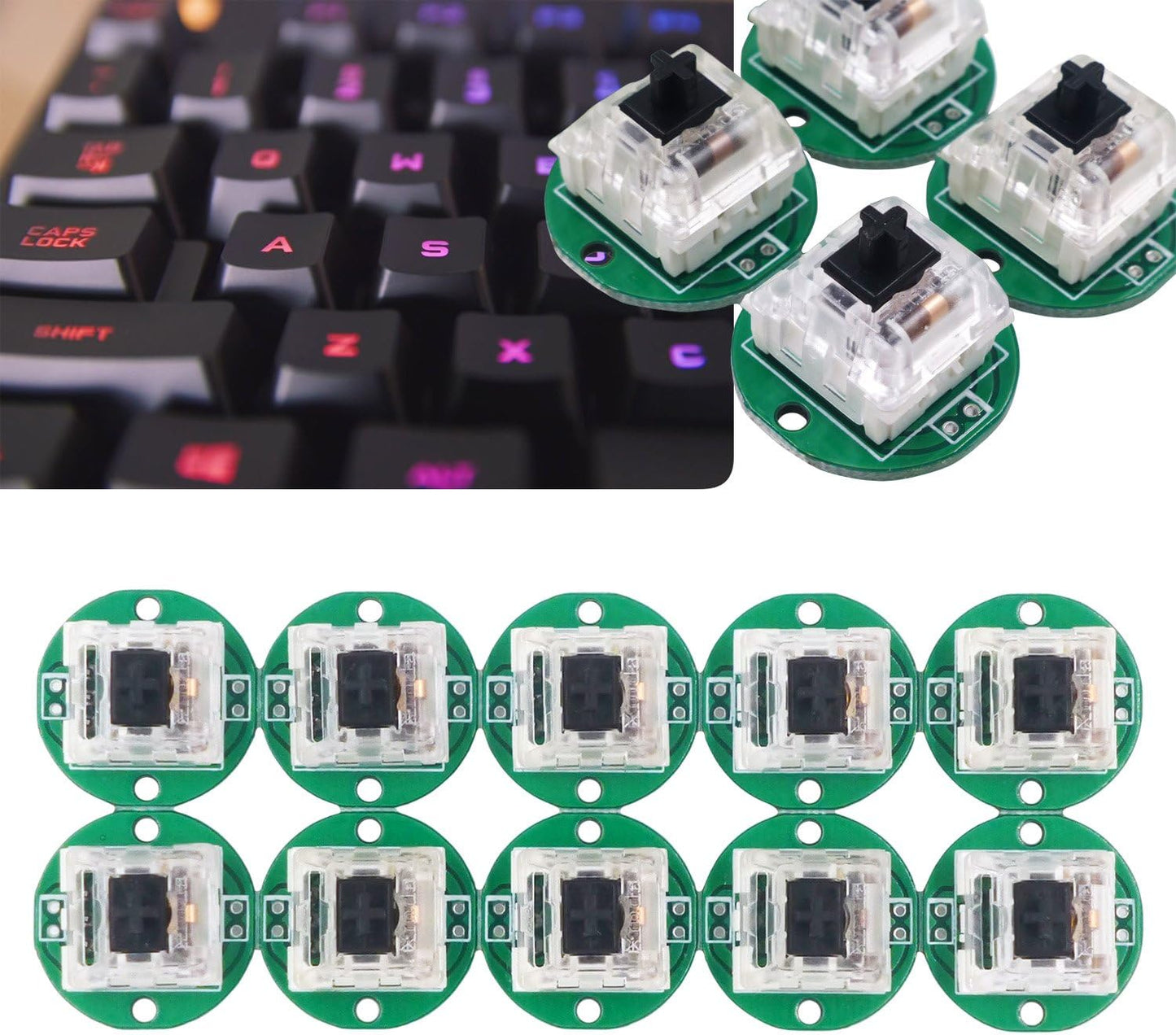 Arcade Game DIY Kit mit Zero Delay USB Encoder, black