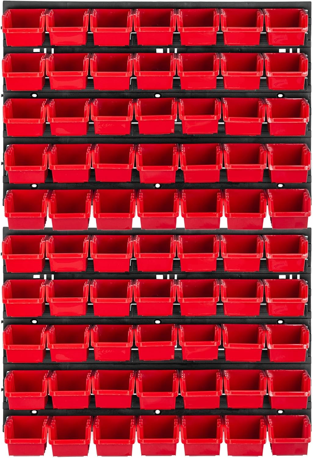 Werkstattwandregal, 70 tlg. Rot