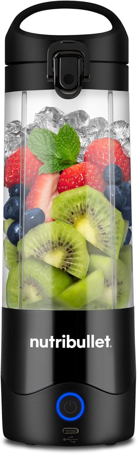 Tragbarer Mini-Mixer, 475 ml Schwarz