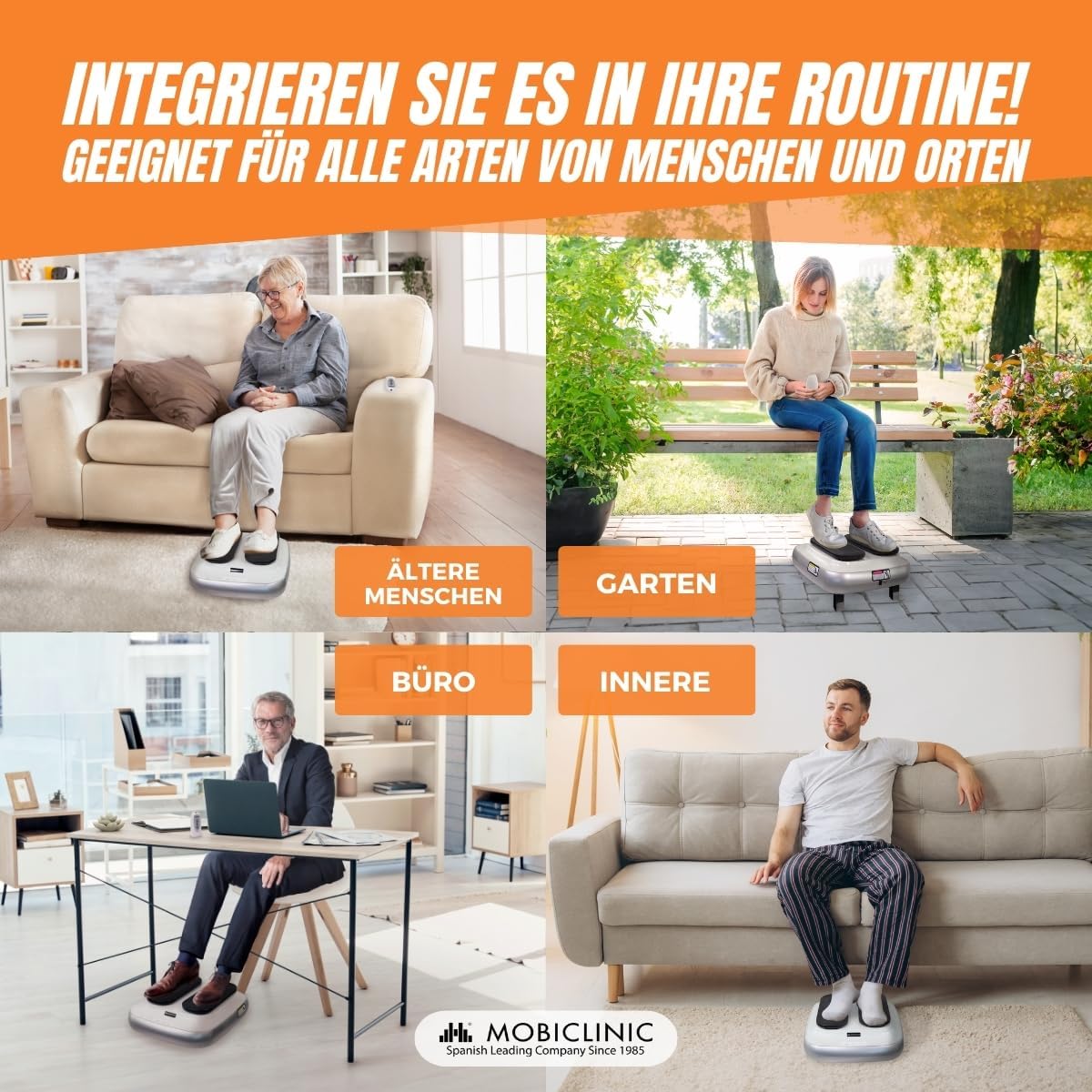Legfit Beintrainer mit Fernbedienung und einstellbarer Geschwindigkeit