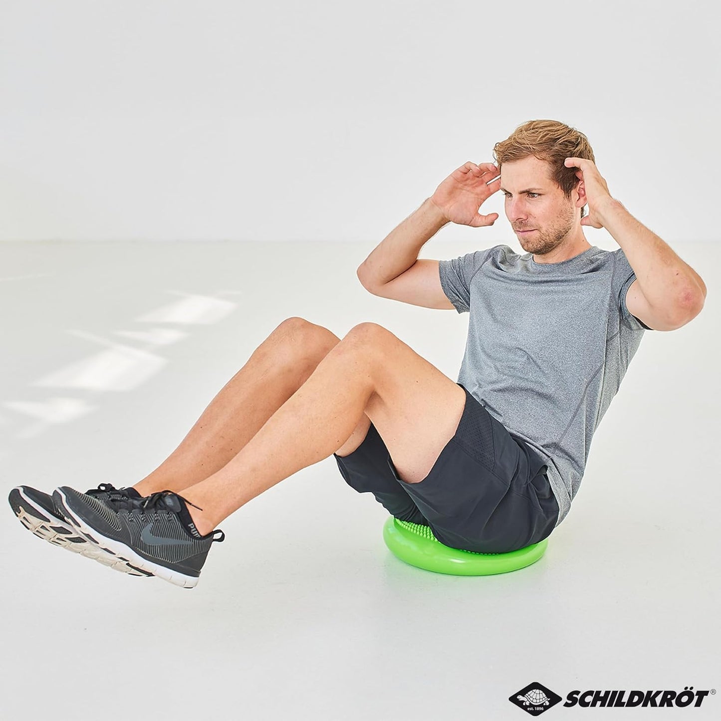 Balance-Kissen mit Handpumpe, Grün, 960030