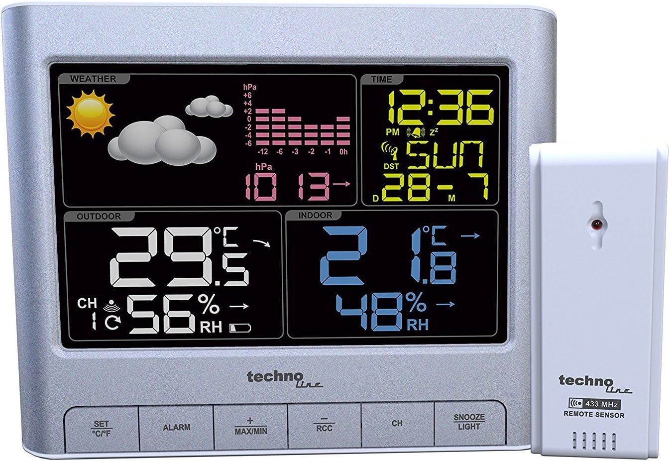 Wetterstation WS 6449 mit Aussensensor