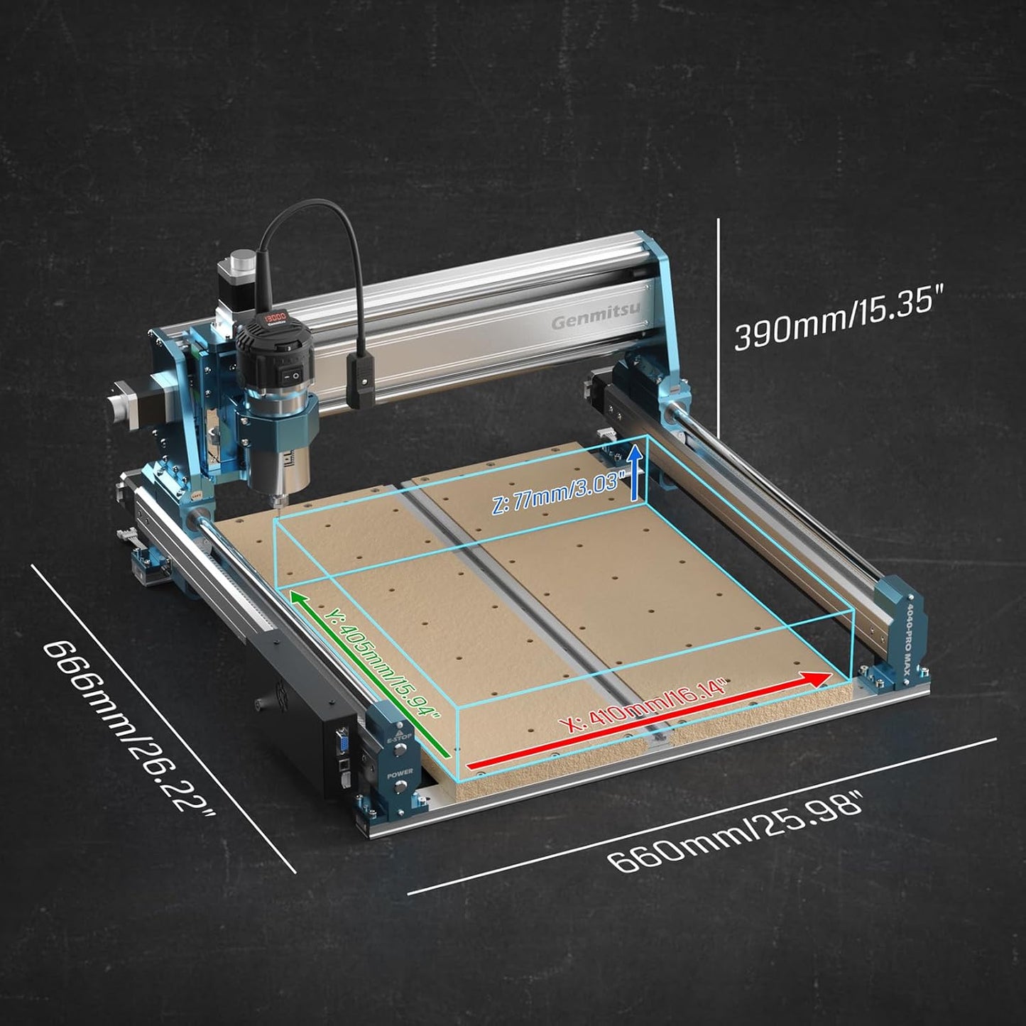 Genmitsu CNC-Fräsmaschine 4040-PRO MAX