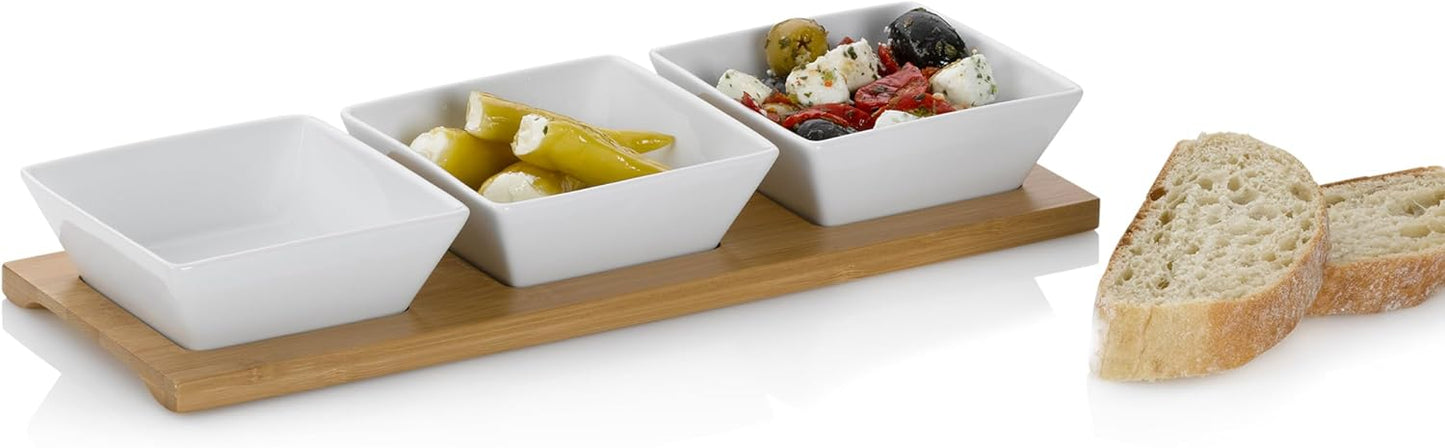4-teiliges Servierschalen-Set Philipa, Weiß 4-teilig
