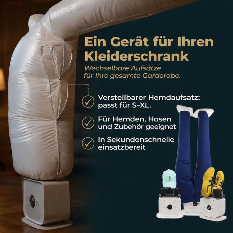 Automatische Heissluft-Bügelpuppe für Kleidung