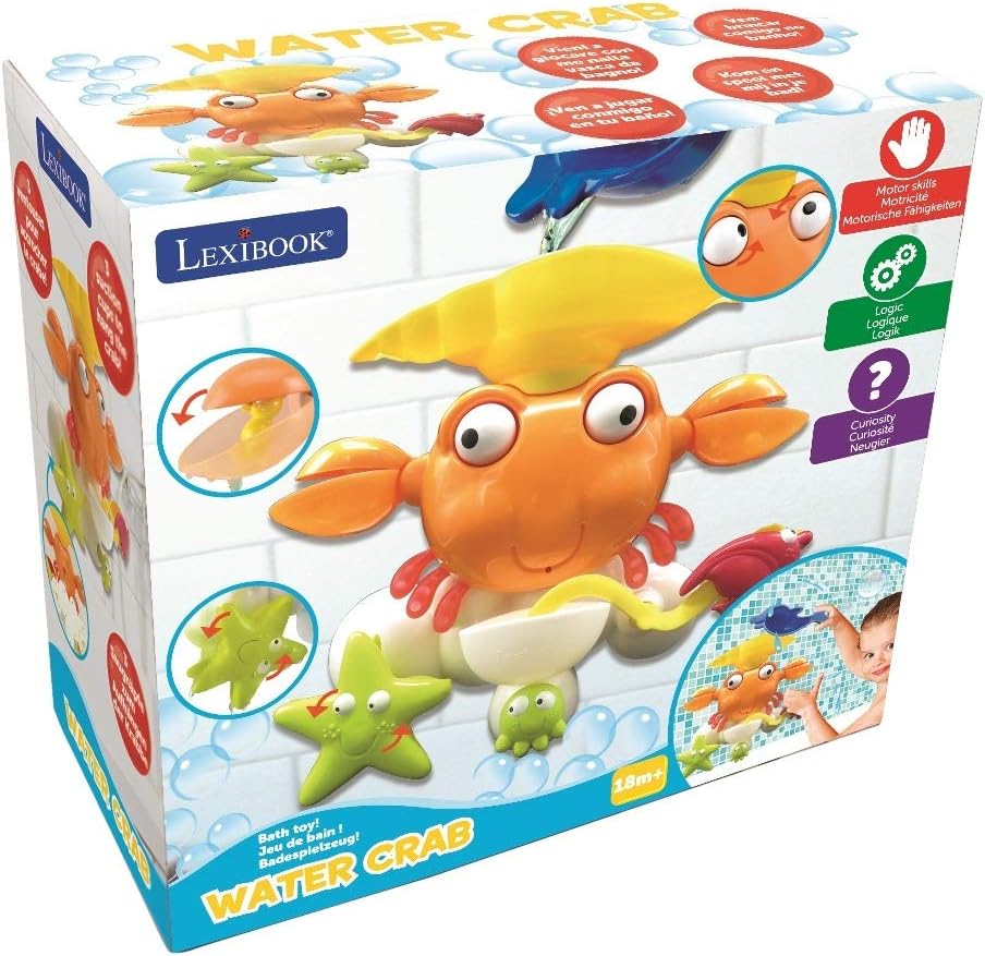 Badespielzeug Wasserkrabbe mit Saugnäpfen, Krabbe