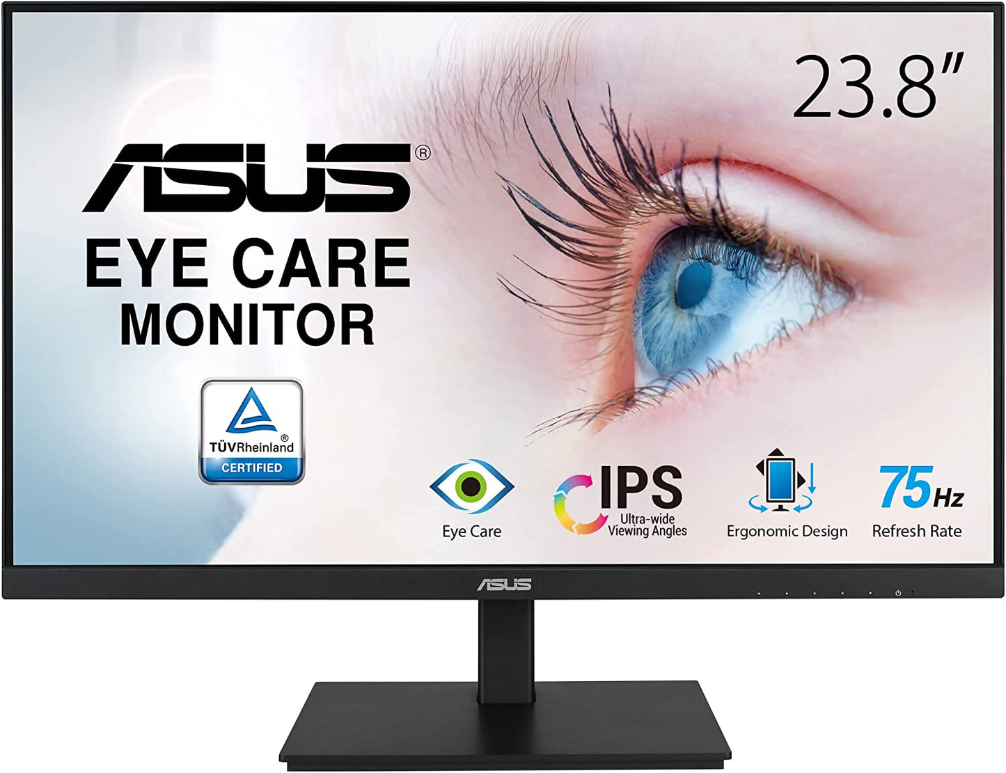 VA24DQSB, LED-Monitor, 24" Full HD IPS höhenverstellbar DP, HDMI, D-Sub, 75Hz