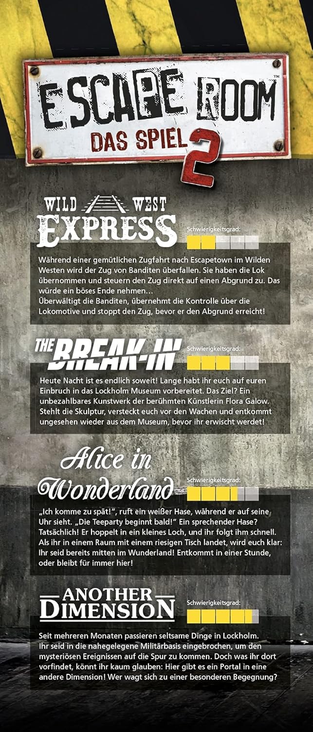 Escape Room Spiel mit Chrono Decoder (ab 16)