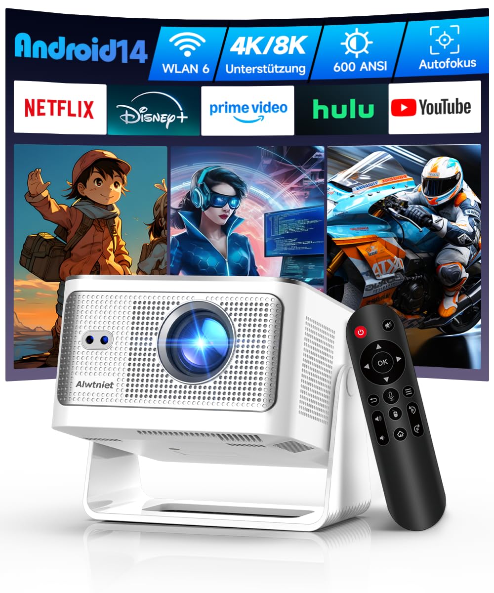 Mini Beamer mit Android 14