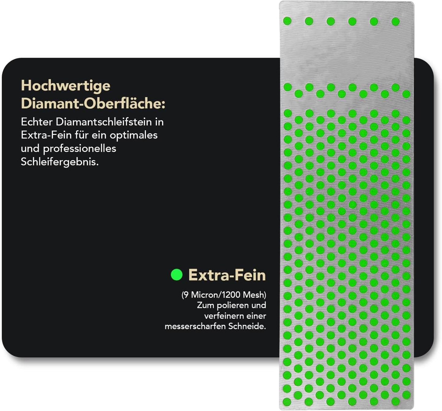 Diamant Schleifstein für Messer & Werkzeuge, Extrafein