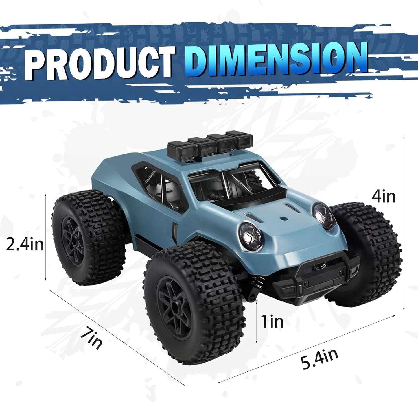 Ferngesteuertes Offroad-Auto, Blau