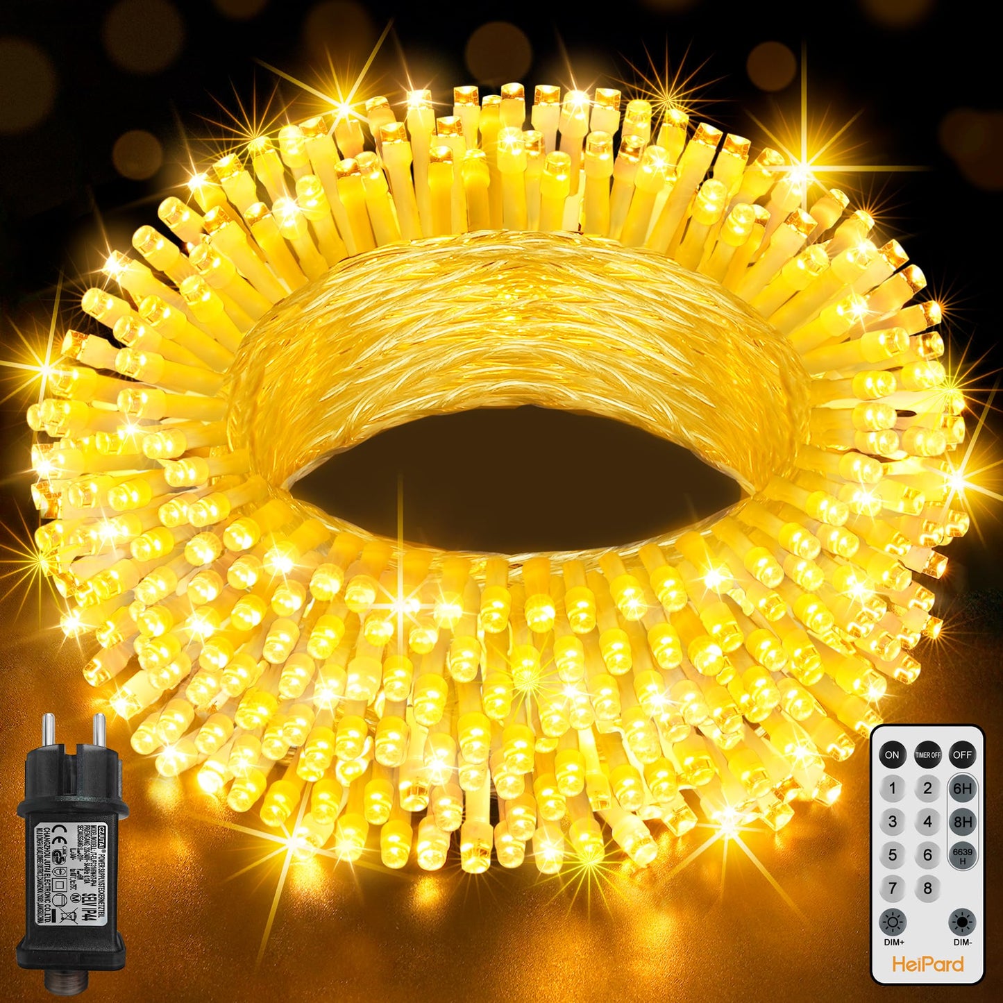 Lichterkette mit 150 LEDs und Fernbedienung, 15M/150LEDs