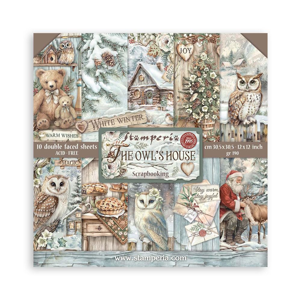 Scrapbook Papierblock The Owls House, 30,5 x 30,5 cm, Scrapbook Paper Pad (Small Pad)
