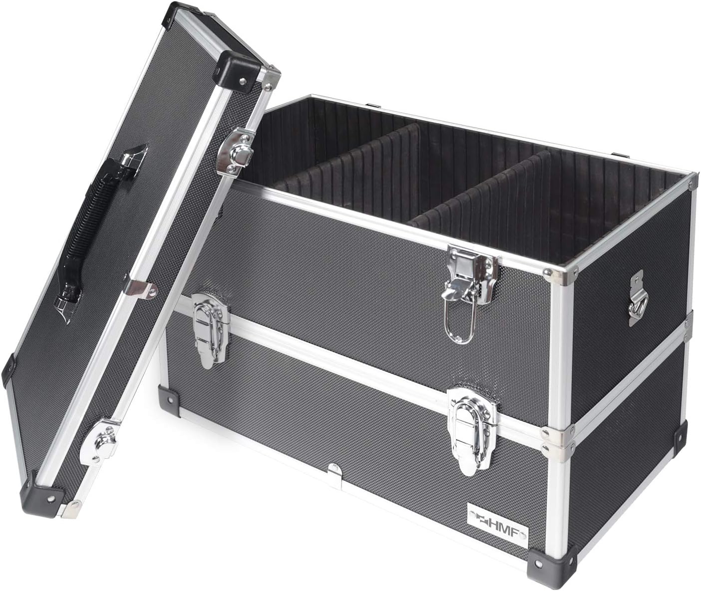 Leerer Werkzeugkoffer aus Aluminium 2 Etagen, 2 Etagen