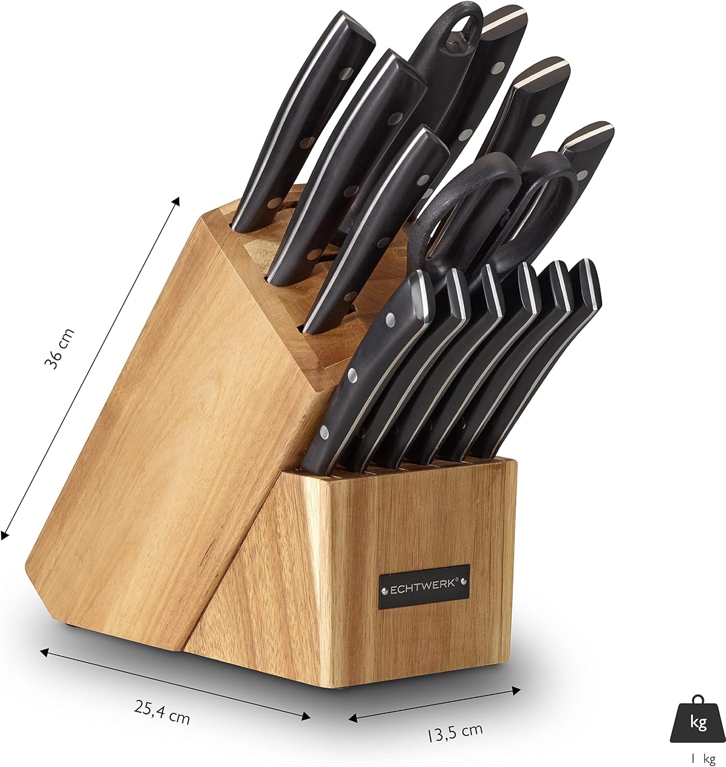 15-teiliges Messerblock-Set Premium