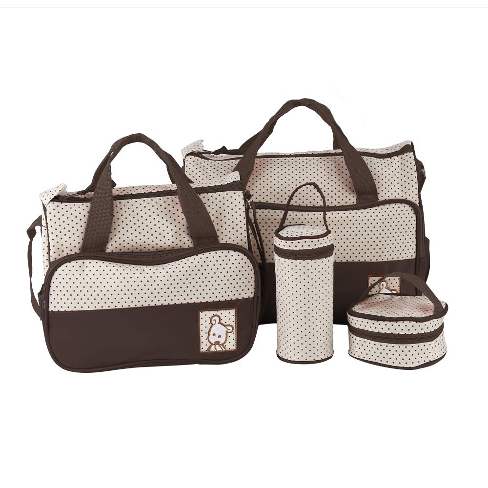Wickeltaschen-Set, Schwarz