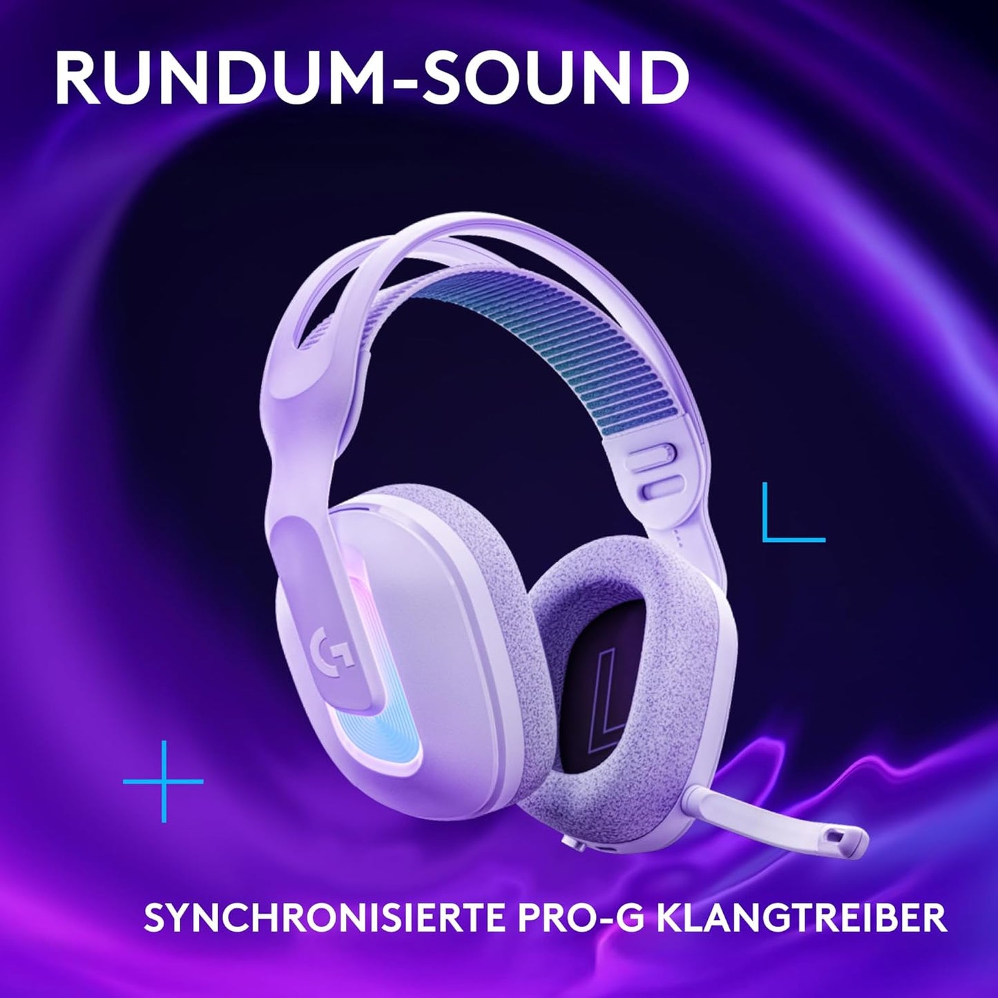 Gaming-Headset G522 Lightspeed, G522 Headset Weiß