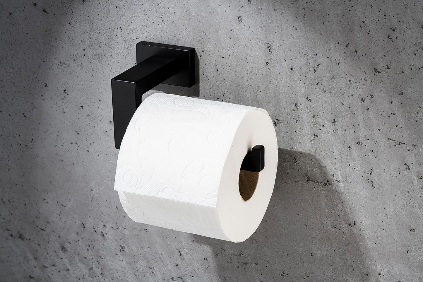 141S1-B Toilettenpapierhalter, Schwarz
