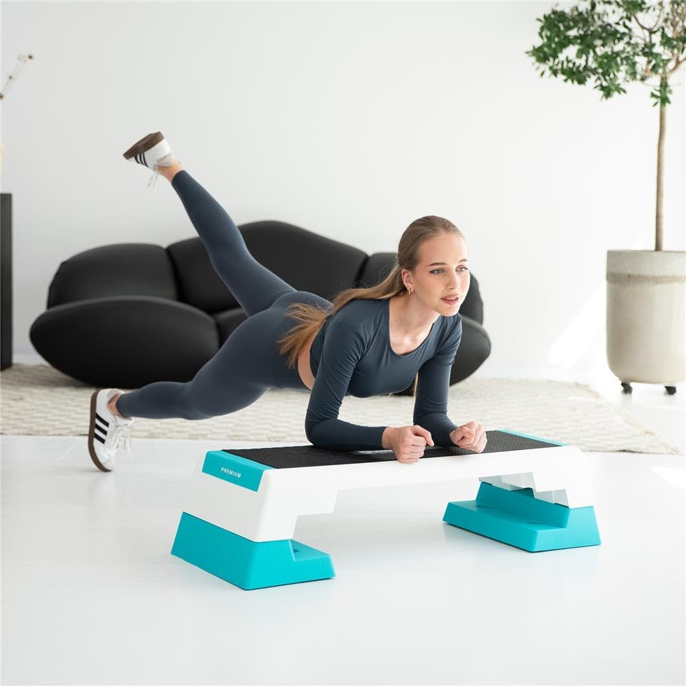 Höhenverstellbares Aerobic Steppbrett As007, 3-Stufen