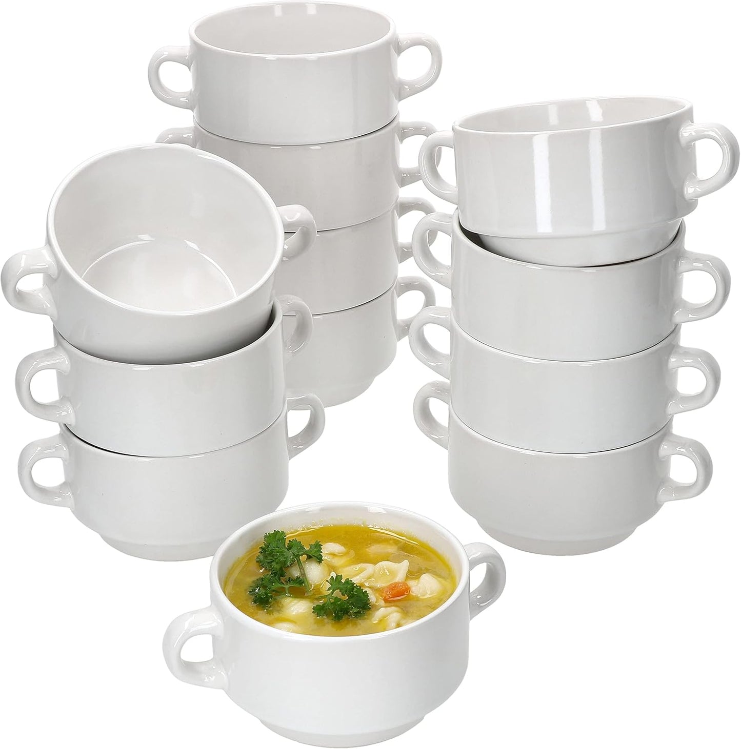 12er-Set Stiva Suppenschalen