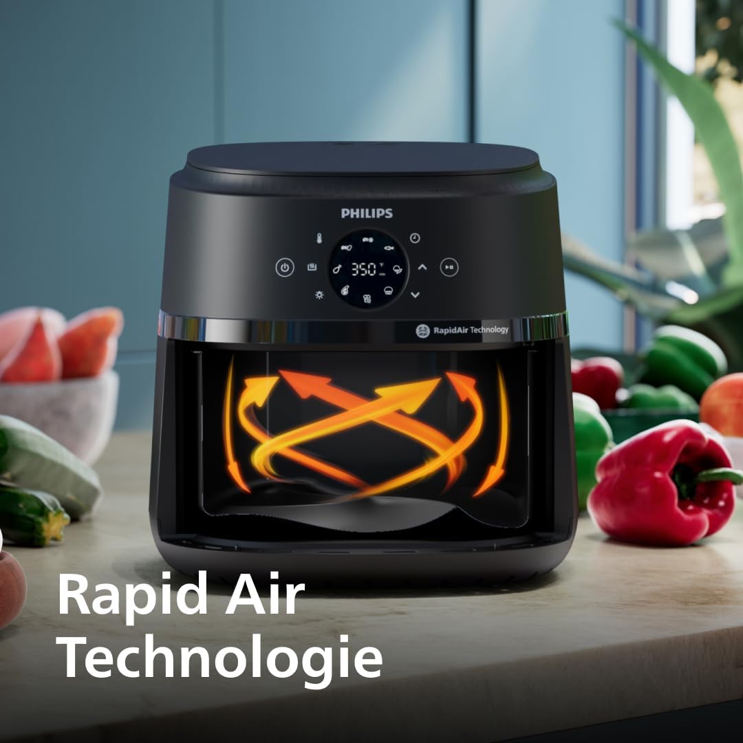 Airfryer mit 13 Funktionen, 6,2L, Standard - Gen 2 - 6,2L Schwarz
