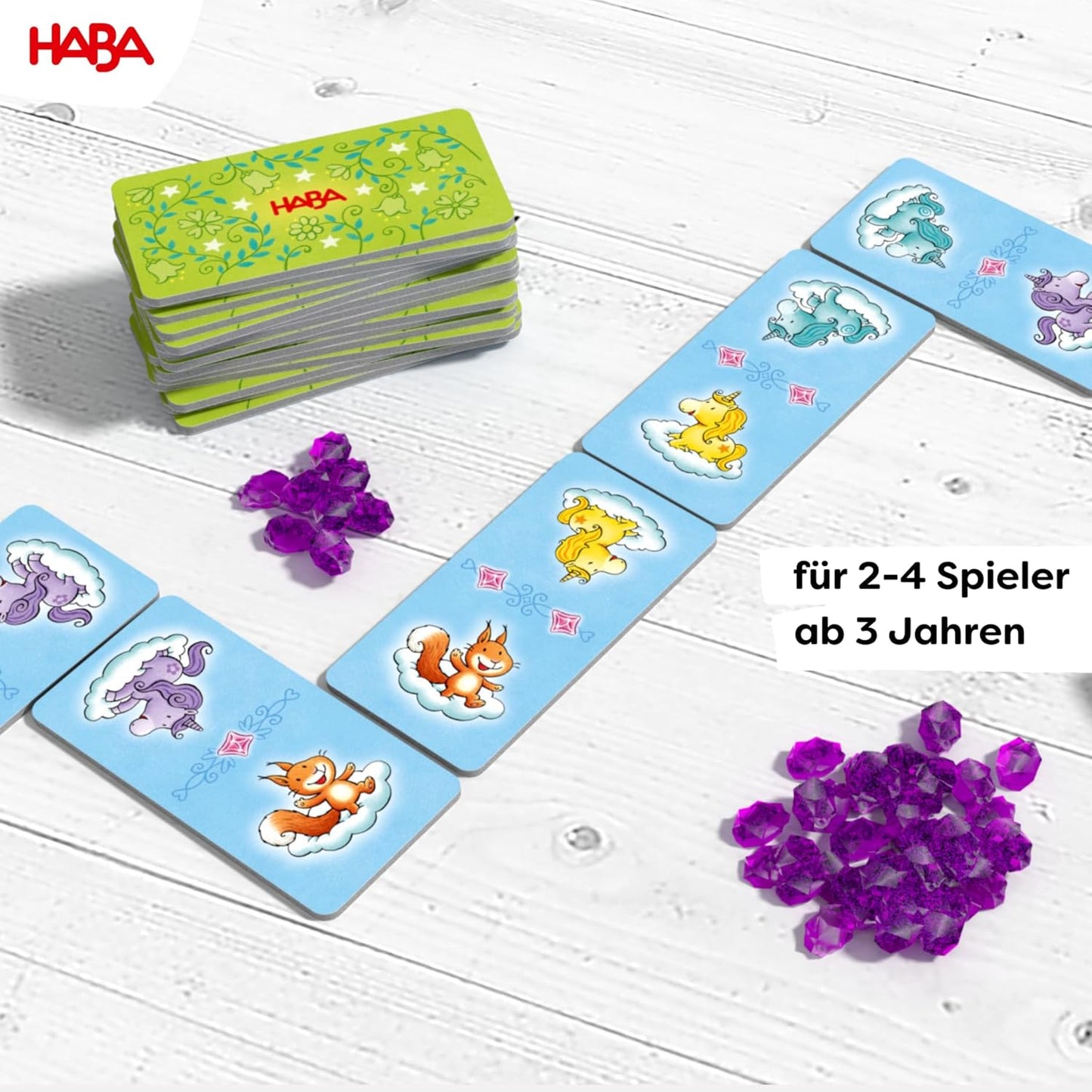 Einhorn Glitzerglück Spielesammlung, Gelb