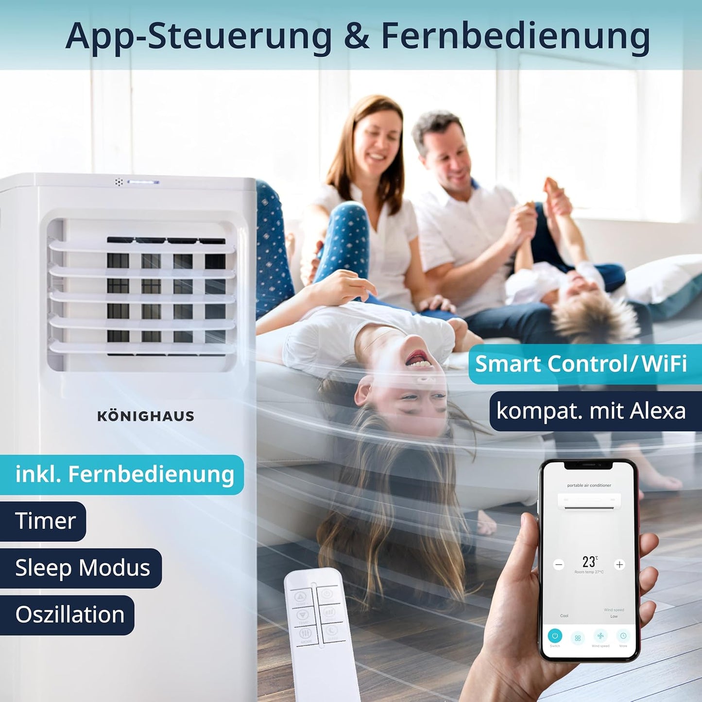 Smarte Mobile Klimaanlage