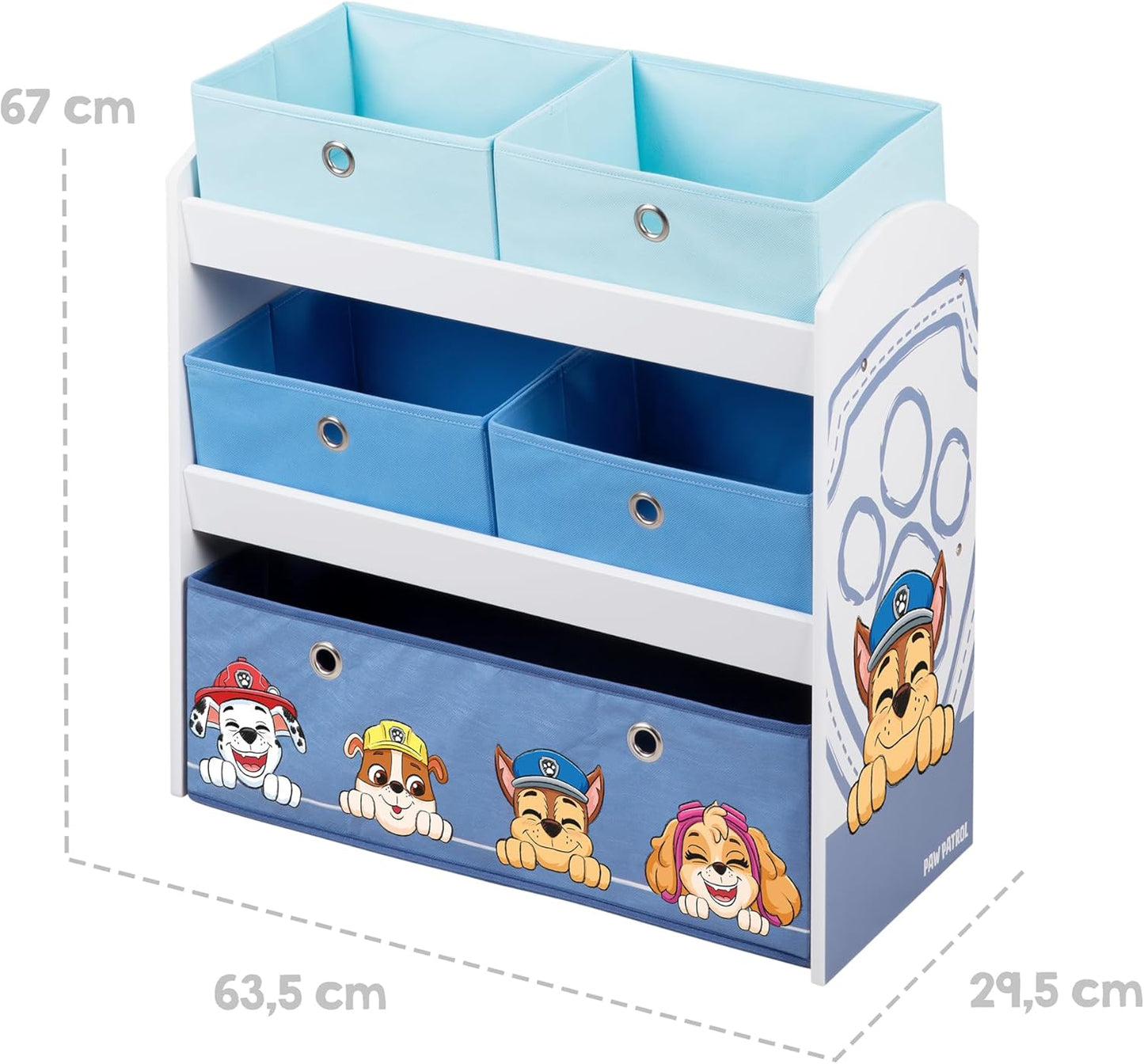 Spielregal Paw Patrol, Spielregal