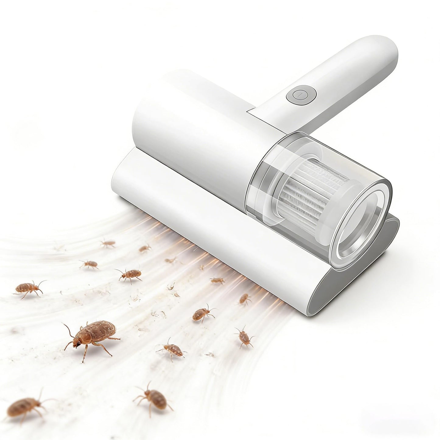 Milbensauger mit UV-Licht, Weiss