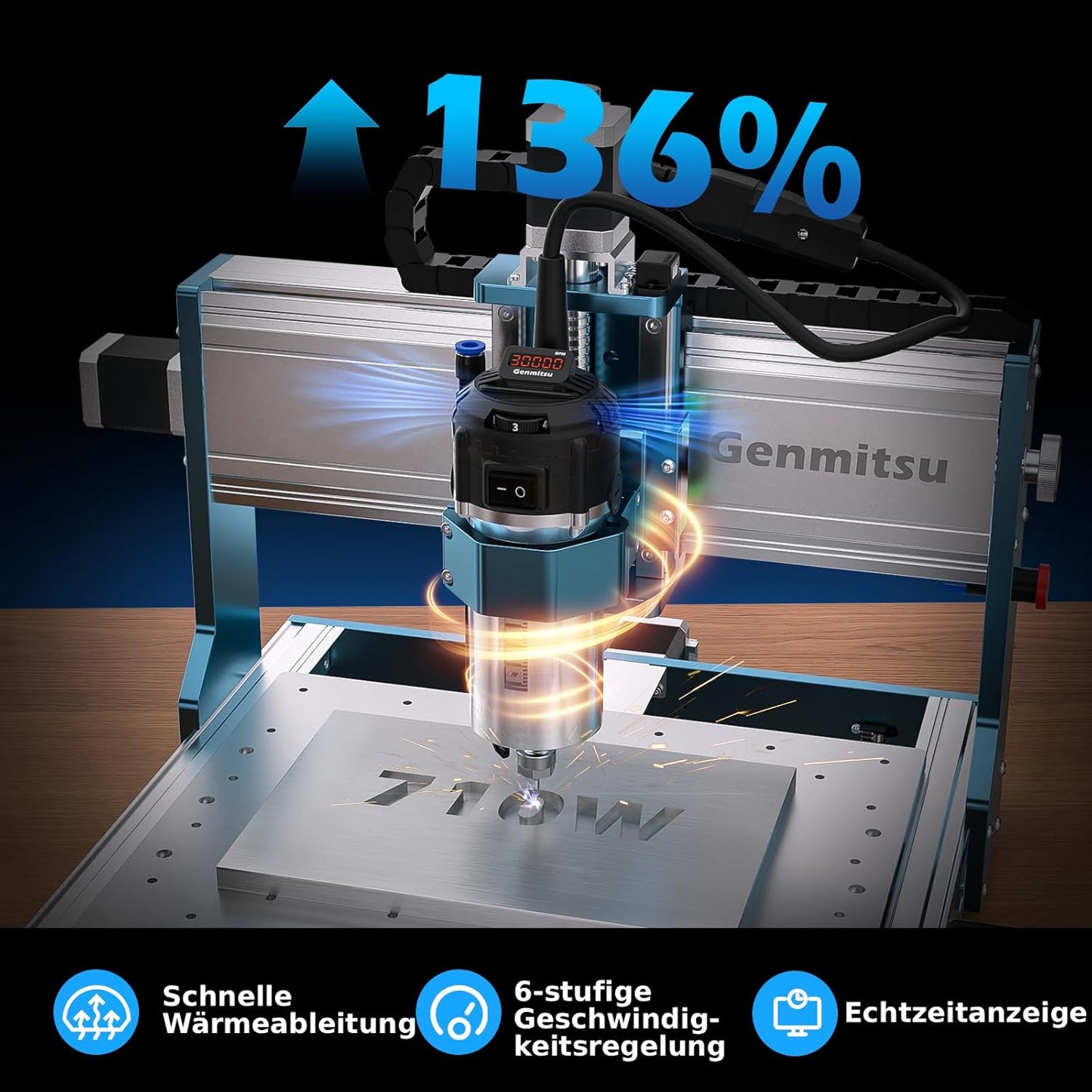 CNC-Fräsmaschine 3030-PROVer Ultra für Metallgravuren, 3030