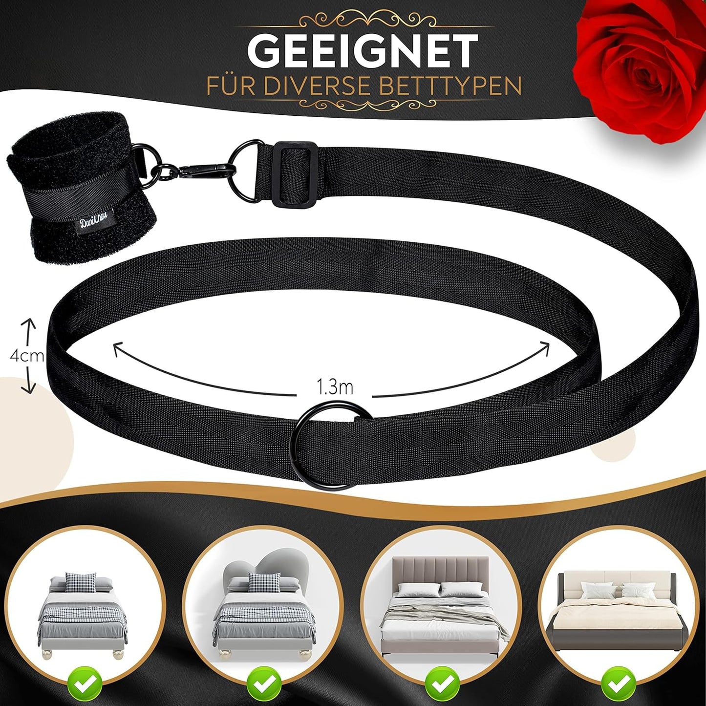 Bondage Fesselset für Möbelbefestigung