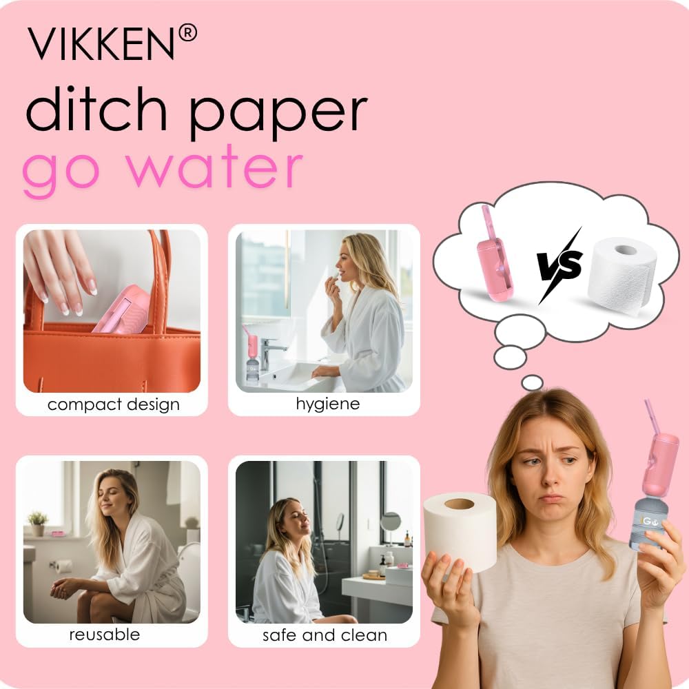 Tragbares Reise-Bidet iGo-X, Pink