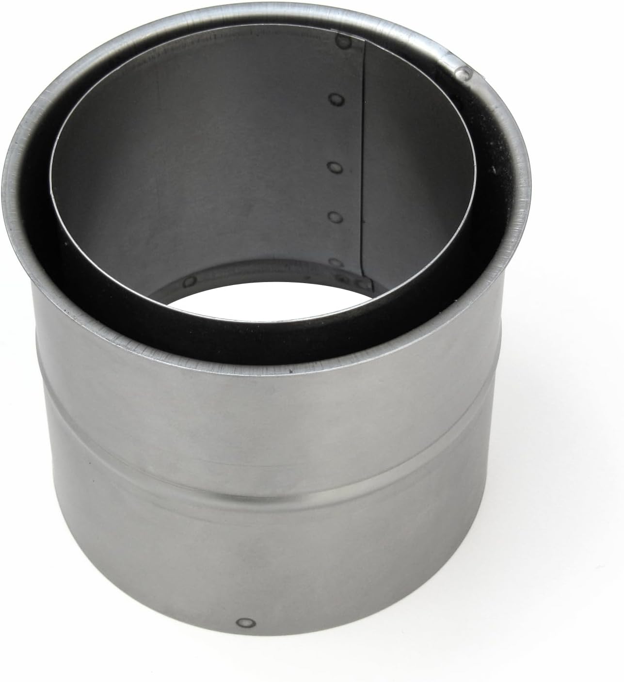 3-teiliges Ofenrohr Set, Schwarz