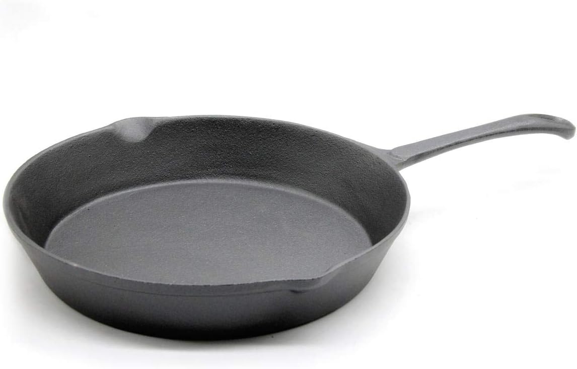 Gusseisen-Grillpfanne, Ø25cm - Stielpfanne